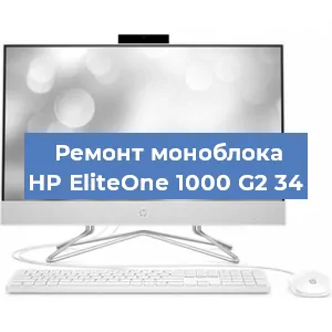 Замена термопасты на моноблоке HP EliteOne 1000 G2 34 в Тюмени